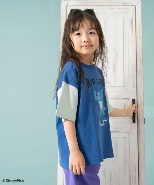 and D.petitmain / アンドディー. プティマイン Tシャツ | 【モンスターズ・インク】手書きプリントワイド半T | 詳細6