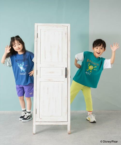 and D.petitmain / アンドディー. プティマイン Tシャツ | 【モンスターズ・インク】手書きプリントワイド半T | 詳細8