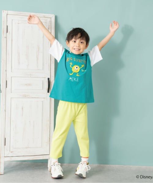 and D.petitmain / アンドディー. プティマイン Tシャツ | 【モンスターズ・インク】手書きプリントワイド半T | 詳細17