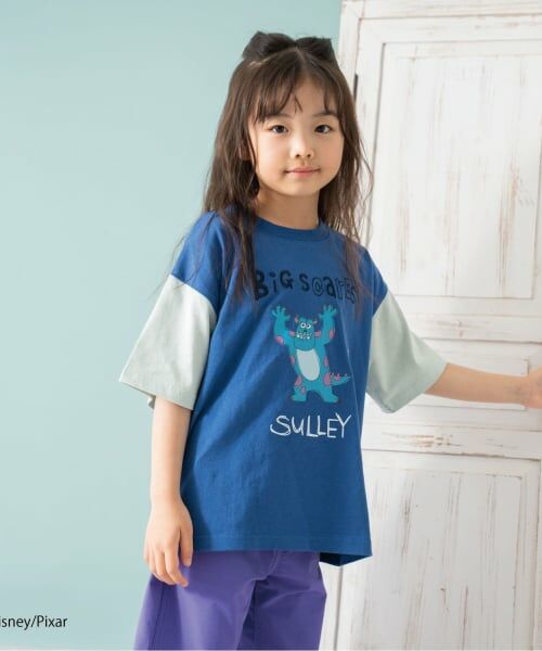 and D.petitmain / アンドディー. プティマイン Tシャツ | 【モンスターズ・インク】手書きプリントワイド半T | 詳細21