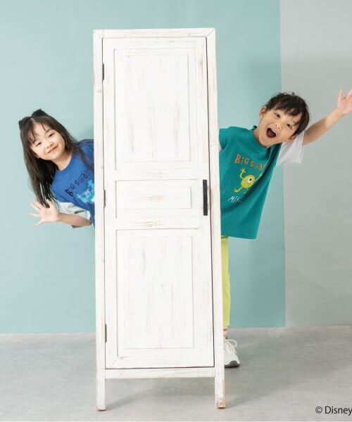 and D.petitmain / アンドディー. プティマイン Tシャツ | 【モンスターズ・インク】手書きプリントワイド半T | 詳細25