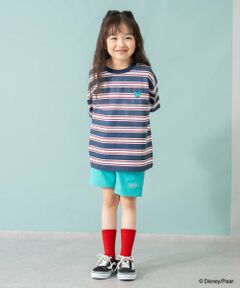 and D.petitmain / アンドディー. プティマイン Tシャツ | 【モンスターズ・インク】マルチボーダービッグ半T