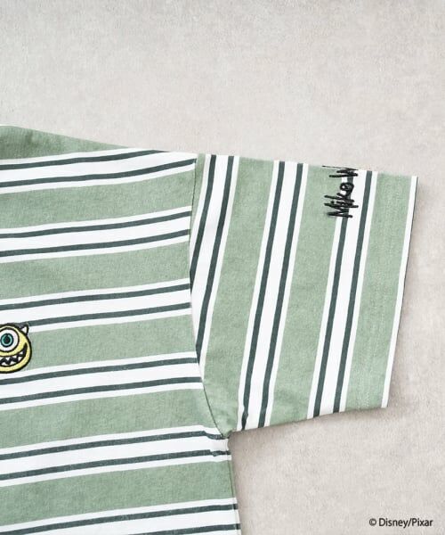 and D.petitmain / アンドディー. プティマイン Tシャツ | 【モンスターズ・インク】マルチボーダービッグ半T | 詳細12