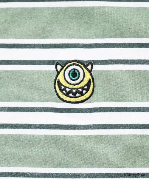 and D.petitmain / アンドディー. プティマイン Tシャツ | 【モンスターズ・インク】マルチボーダービッグ半T | 詳細14