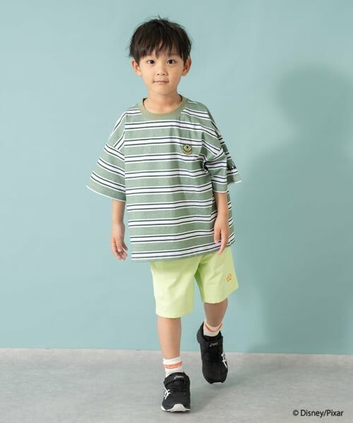 and D.petitmain / アンドディー. プティマイン Tシャツ | 【モンスターズ・インク】マルチボーダービッグ半T | 詳細5