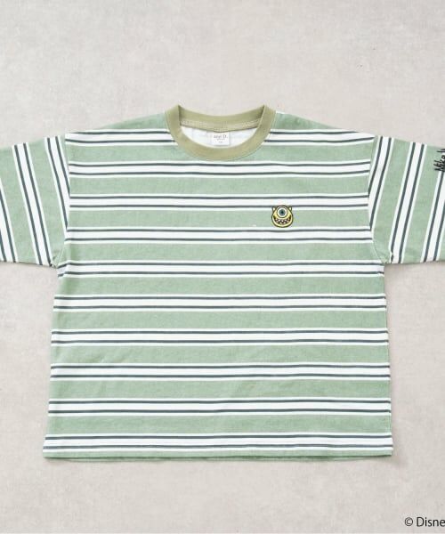 and D.petitmain / アンドディー. プティマイン Tシャツ | 【モンスターズ・インク】マルチボーダービッグ半T | 詳細25