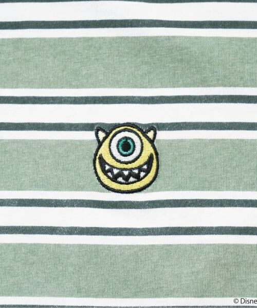 and D.petitmain / アンドディー. プティマイン Tシャツ | 【モンスターズ・インク】マルチボーダービッグ半T | 詳細29