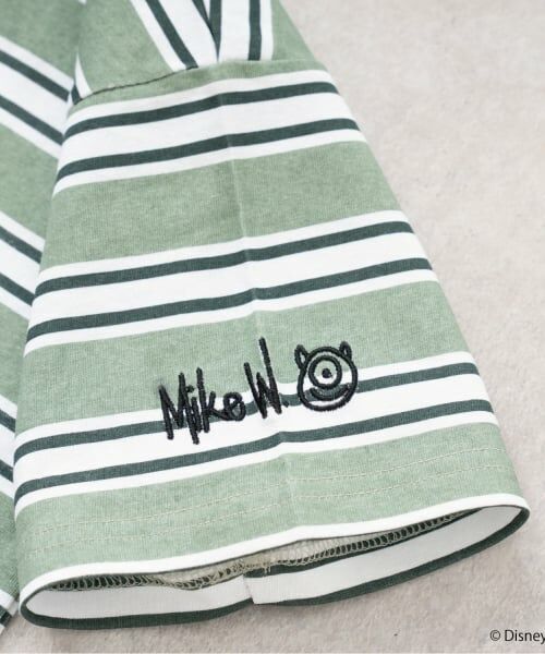 and D.petitmain / アンドディー. プティマイン Tシャツ | 【モンスターズ・インク】マルチボーダービッグ半T | 詳細30