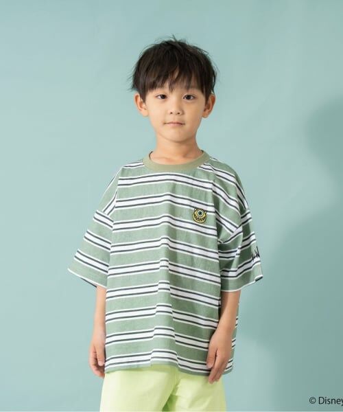 and D.petitmain / アンドディー. プティマイン Tシャツ | 【モンスターズ・インク】マルチボーダービッグ半T | 詳細19