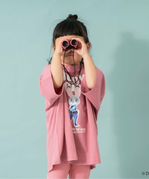 and D.petitmain / アンドディー. プティマイン Tシャツ | 【ズートピア】ワッペン刺しゅうビッグ半T | 詳細4