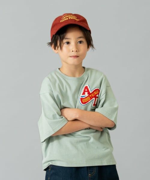 and D.petitmain / アンドディー. プティマイン Tシャツ | 【綿100%】カレッジワンポイント半袖T | 詳細2