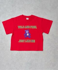 and D.petitmain / アンドディー. プティマイン Tシャツ | 【綿100%】カレッジくま半袖T