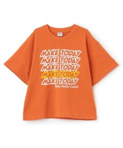 and D.petitmain / アンドディー. プティマイン Tシャツ | 【綿100%】メッセージ5行ロゴ半袖T