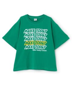 and D.petitmain / アンドディー. プティマイン Tシャツ | 【綿100%】メッセージ5行ロゴ半袖T