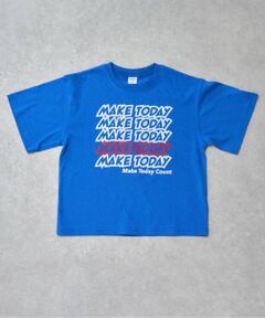 and D.petitmain / アンドディー. プティマイン Tシャツ | 【綿100%】メッセージ5行ロゴ半袖T