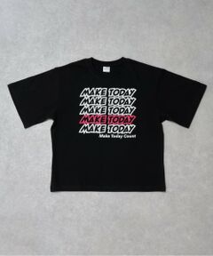 and D.petitmain / アンドディー. プティマイン Tシャツ | 【綿100%】メッセージ5行ロゴ半袖T