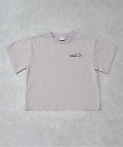 and D.petitmain / アンドディー. プティマイン Tシャツ | 【綿100%】バックメッセージロゴ半袖T