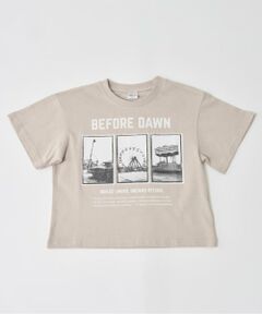 and D.petitmain / アンドディー. プティマイン Tシャツ | 【綿100%】遊園地フォトプリント半袖T