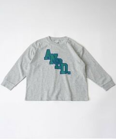 and D.petitmain / アンドディー. プティマイン Tシャツ | 【USAコットン】ANDロゴカレッジワイドロンT