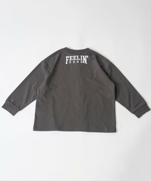 and D.petitmain / アンドディー. プティマイン Tシャツ | 【USAコットン】ANDロゴカレッジワイドロンT | 詳細9