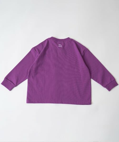 and D.petitmain / アンドディー. プティマイン Tシャツ | 【USAコットン】チェーンステッチロゴワイドロンT | 詳細13