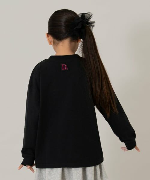 and D.petitmain / アンドディー. プティマイン Tシャツ | 【USAコットン】チェーンステッチロゴワイドロンT | 詳細6