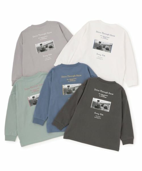 and D.petitmain / アンドディー. プティマイン Tシャツ | 【USAコットン】バックフォトワイドロンT | 詳細10