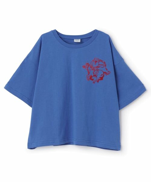 and D.petitmain / アンドディー. プティマイン Tシャツ | 【綿100%】Dジョッキープリント半袖T | 詳細11