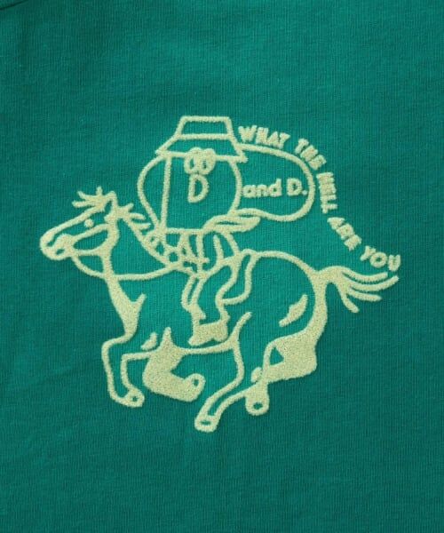 and D.petitmain / アンドディー. プティマイン Tシャツ | 【綿100%】Dジョッキープリント半袖T | 詳細7