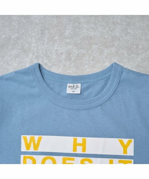 and D.petitmain / アンドディー. プティマイン Tシャツ | 【綿100%】マーカーロゴ半袖T | 詳細3