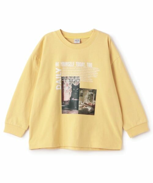 and D.petitmain / アンドディー. プティマイン Tシャツ | 【USAコットン】CATフォトプリントロンT | 詳細9