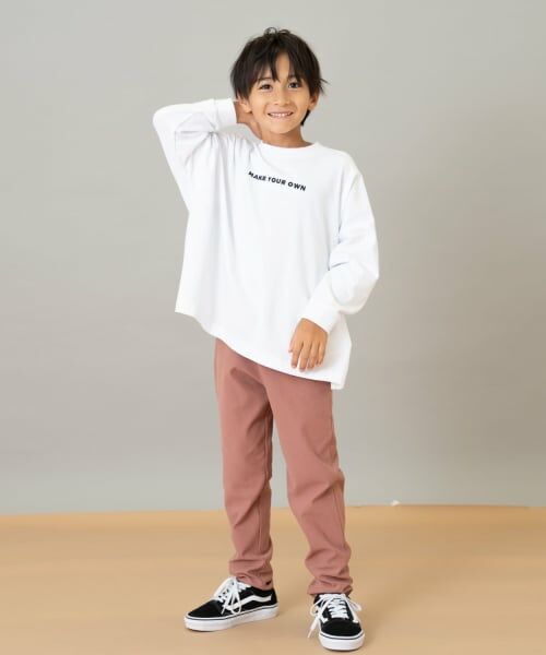 and D.petitmain / アンドディー. プティマイン Tシャツ | 【Penfield】KIDS防汚蓄光ロゴBIGロンT | 詳細1