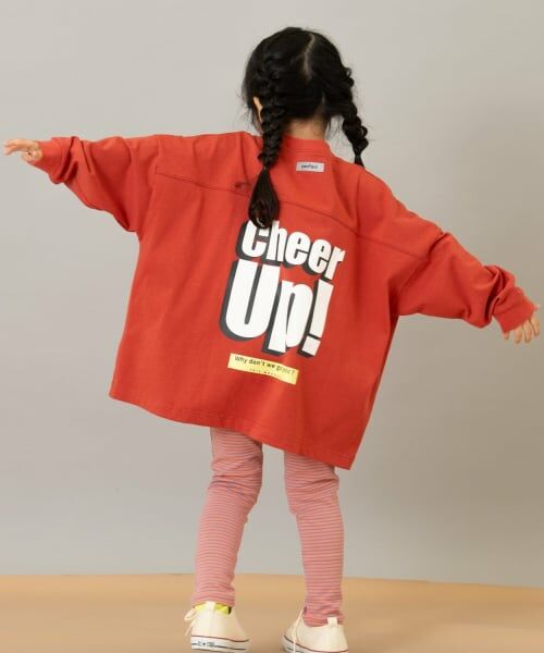 and D.petitmain / アンドディー. プティマイン Tシャツ | 【Penfield】KIDS防汚蓄光ロゴBIGロンT | 詳細3