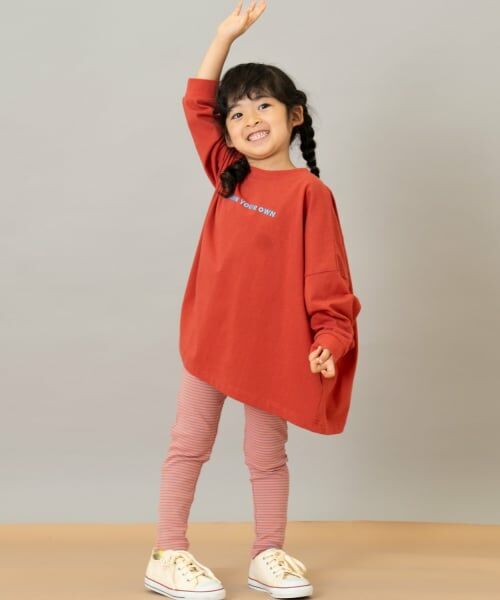 and D.petitmain / アンドディー. プティマイン Tシャツ | 【Penfield】KIDS防汚蓄光ロゴBIGロンT | 詳細4