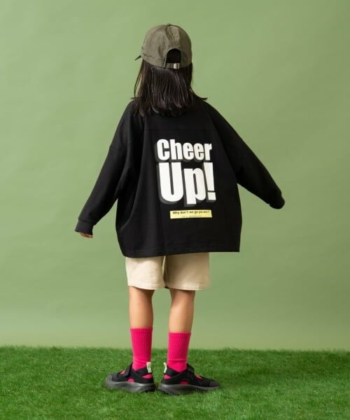 and D.petitmain / アンドディー. プティマイン Tシャツ | 【Penfield】KIDS防汚蓄光ロゴBIGロンT | 詳細5