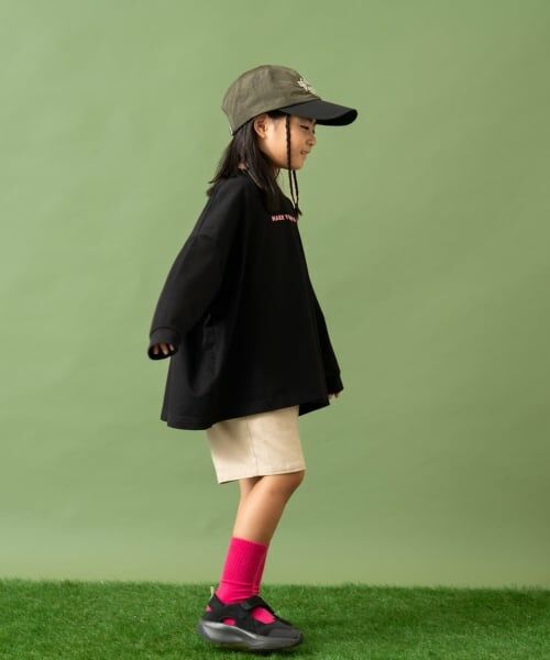 and D.petitmain / アンドディー. プティマイン Tシャツ | 【Penfield】KIDS防汚蓄光ロゴBIGロンT | 詳細6