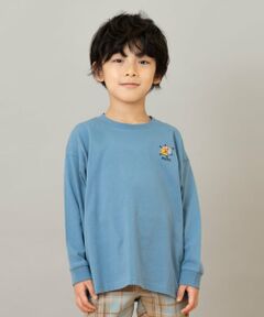 and D.petitmain / アンドディー. プティマイン Tシャツ | 【綿100】【365D.】サブジェクト刺繍ロンT