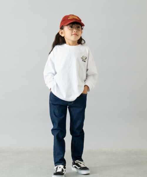 and D.petitmain / アンドディー. プティマイン Tシャツ | 【綿100】【365D.】サブジェクト刺繍ロンT | 詳細5