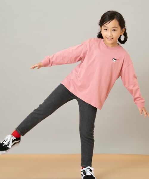 and D.petitmain / アンドディー. プティマイン Tシャツ | 【綿100】【365D.】サブジェクト刺繍ロンT | 詳細6