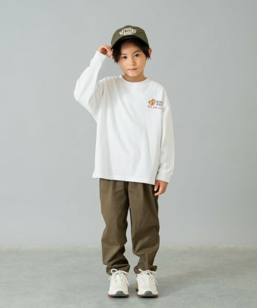 and D.petitmain / アンドディー. プティマイン Tシャツ | 【親子リンク】【綿100】【365D.】アソート転写ワイドロンT | 詳細1