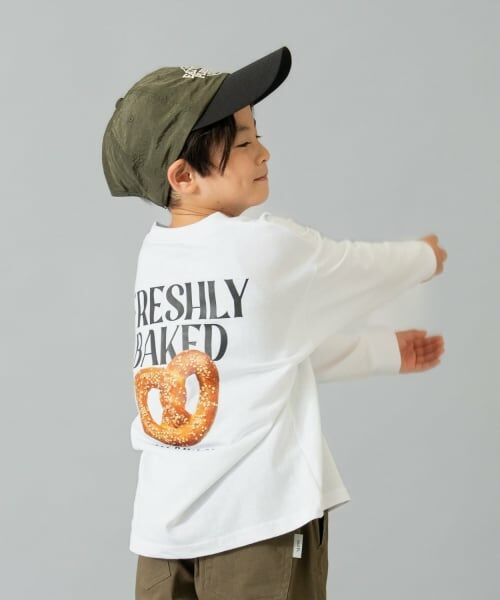 and D.petitmain / アンドディー. プティマイン Tシャツ | 【親子リンク】【綿100】【365D.】アソート転写ワイドロンT | 詳細2