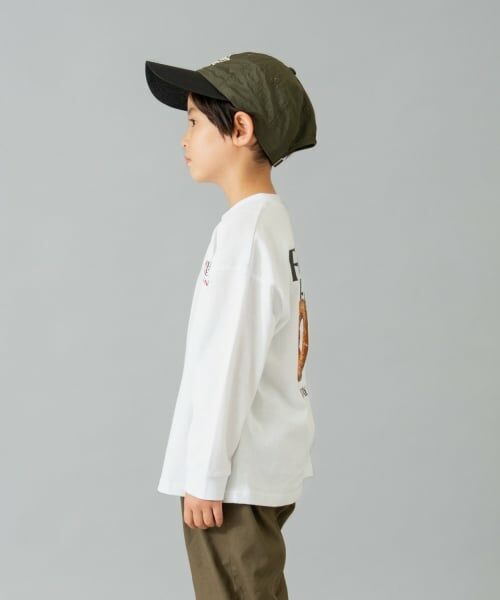 and D.petitmain / アンドディー. プティマイン Tシャツ | 【親子リンク】【綿100】【365D.】アソート転写ワイドロンT | 詳細3