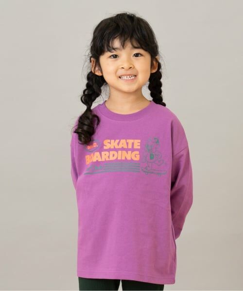 and D.petitmain / アンドディー. プティマイン Tシャツ | 【綿100】【365D.】OFUZAKE柄ロンT | 詳細18