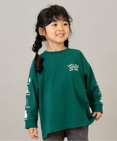 and D.petitmain / アンドディー. プティマイン Tシャツ | 【綿100】【365D.】アソート袖プリント柄ロンT