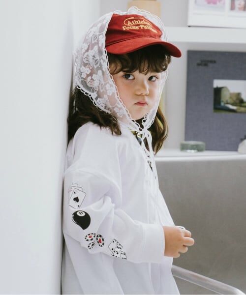 and D.petitmain / アンドディー. プティマイン Tシャツ | 【綿100】【365D.】アソート袖プリント柄ロンT | 詳細2