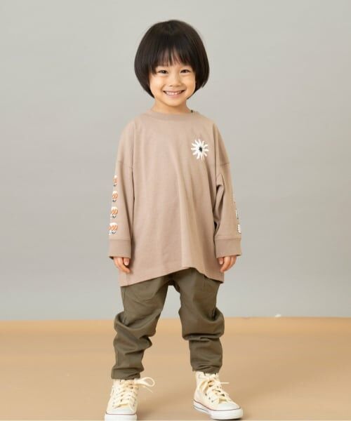 and D.petitmain / アンドディー. プティマイン Tシャツ | 【綿100】【365D.】アソート袖プリント柄ロンT | 詳細4