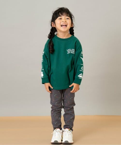 and D.petitmain / アンドディー. プティマイン Tシャツ | 【綿100】【365D.】アソート袖プリント柄ロンT | 詳細5