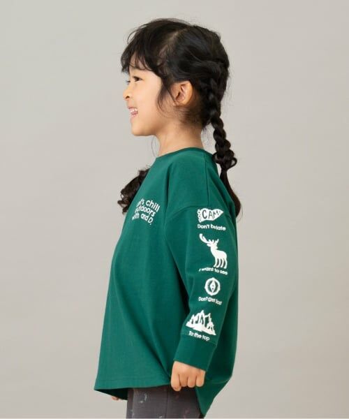 and D.petitmain / アンドディー. プティマイン Tシャツ | 【綿100】【365D.】アソート袖プリント柄ロンT | 詳細6