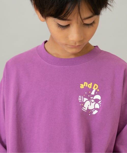 and D.petitmain / アンドディー. プティマイン Tシャツ | 【綿100】【365D.】アソート袖プリント柄ロンT | 詳細7
