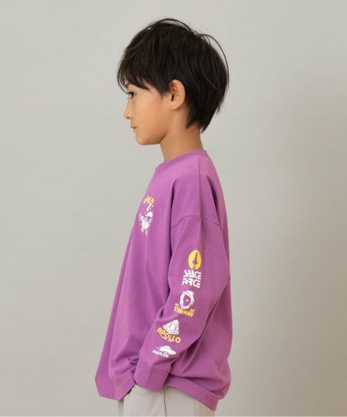 and D.petitmain / アンドディー. プティマイン Tシャツ | 【綿100】【365D.】アソート袖プリント柄ロンT | 詳細8